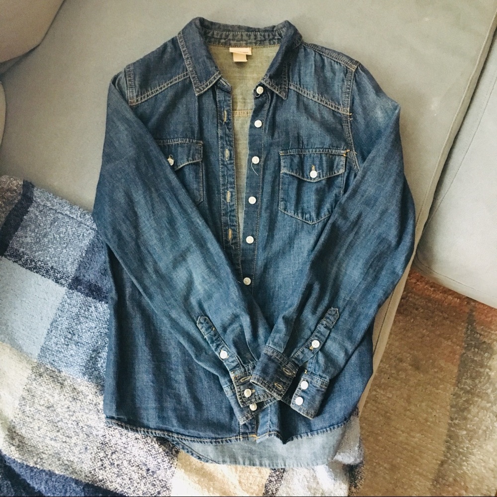 Mossimo Dark Denim Shirt